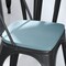Flash Furniture 4PK Teal-Blue Poly Resin Seats for Stools & Chairs, 4PK 4-JJ-SEA-PL01-CB-GG - alternate 5
